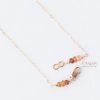 unique handcrafted fall/ winter jewelry Honey Topaz Pear Drop Multi Briolette 14KT Gold Filled Necklace