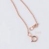 Delicate elegant artisan jewelry Tundra Sapphire Pear Briolettes Rose Gold Filled Y Necklace fall/winter jewelry