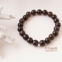artisan Stylish unisex bracelet easy slip-on Amazing natural Smoky Quartz bracelet everyday jewellery