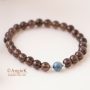 unisex handcrafted high quality gemstone beads strech slip-on bracelet  wonderful gift to your loved ones